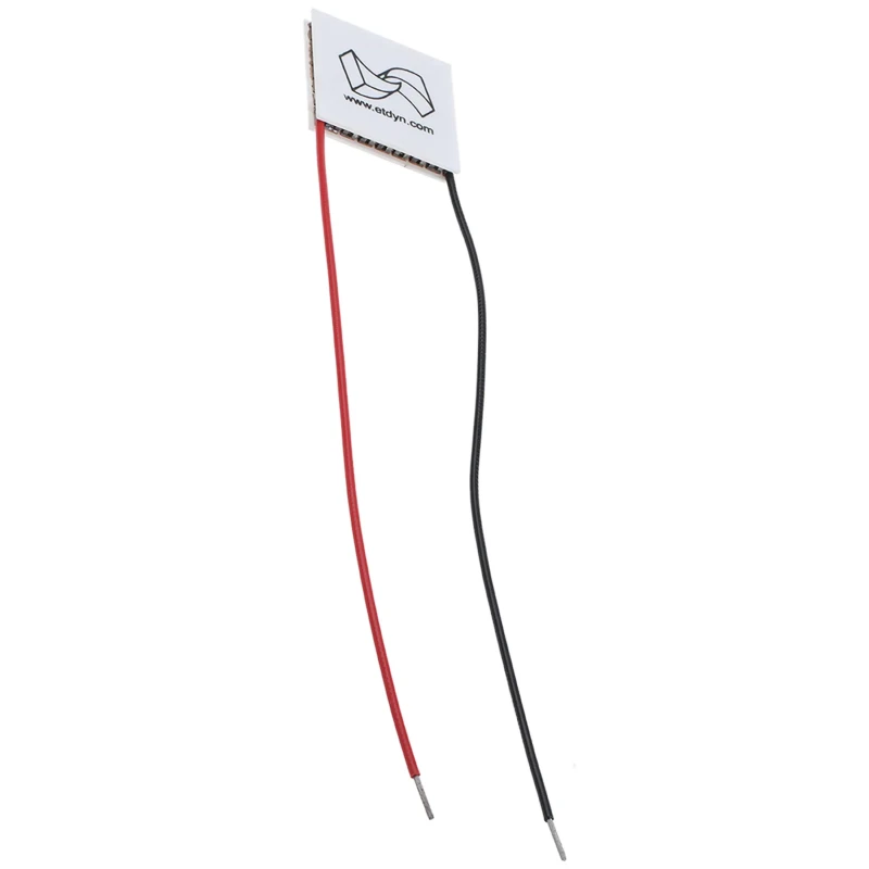 European Thermodynamics Peltier Module, 2.8 W Cooling Capacity, 590 mA, 9.4 V, 30 mm x 30 mm x 3.7 mm GM250-127-10-15
