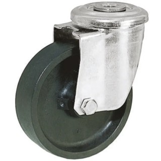 LAG Swivel Castor Wheel 120 kg Load Capacity 100 mm Diameter Thermoplastic Wheel with Steel Fork 28906 GB