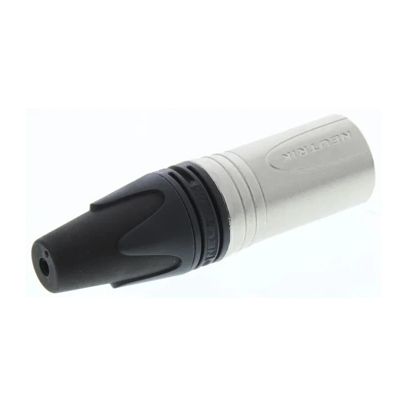 Neutrik Cable XLR Connector, Straight Orientation, Male, 3 Contacts, 50V, Silver Plating NC3MXX-HA