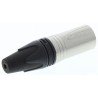 Neutrik Cable XLR Connector, Straight Orientation, Male, 3 Contacts, 50V, Silver Plating NC3MXX-HA