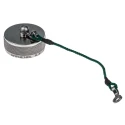 Amphenol Socapex Corded Dust Cap RJFTV Aluminium Silver for RJFTV RJ45 RJFTVC2N