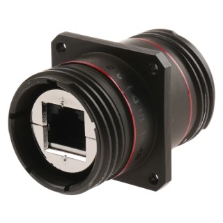Amphenol Socapex RJFTV Series RJ45 Connector Female/Female Panel Mount Cat5e Shielded Straight 1 Port 8 Way RJFTVB2GISONI