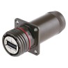 Amphenol Socapex USB Type A Panel Mount Straight Female USB 2.0 Connector IP68 Rated 5V 5A USBFTV2PE1G