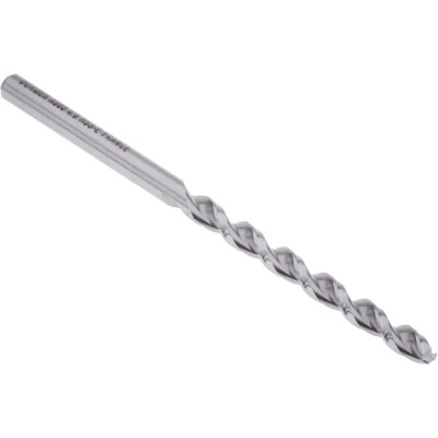 Dormer High Speed Cobalt Drill Bit, 75mm Overall Length, 4mm Diameter, Helical 6-Flute, Cylindrical Shank A9004.0