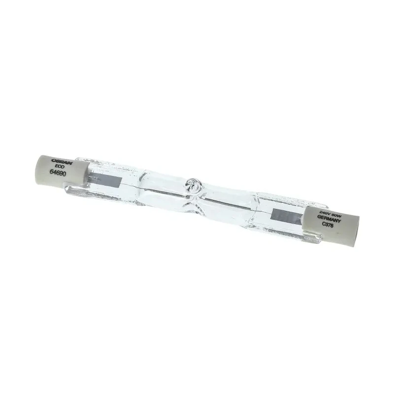 Osram HALOLINE PRO 80W Linear Halogen Lamp R7S, Linear Double Ended, 230V AC, 74.9mm Length, 12mm Diameter 4008321928078