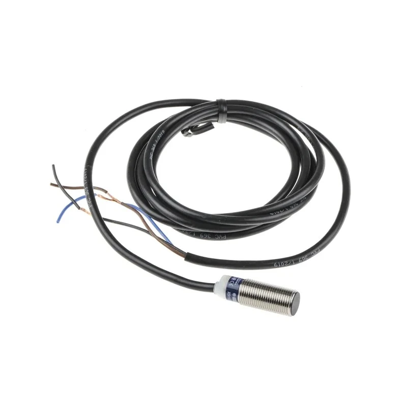 Telemecanique Sensors Threaded Barrel Inductive Proximity Sensor M12 PNP 36V DC 4mm Sensing Distance XS112B3PAL2
