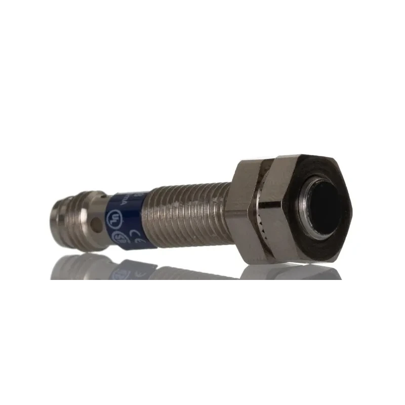 Telemecanique Sensors Threaded Barrel Inductive Proximity Sensor M8 x 1 Flush Mount PNP Output 36V DC 2.5mm XS108B3PAM8