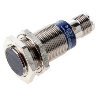 Telemecanique Sensors Threaded Barrel Inductive Proximity Sensor M18 x 1 PNP 36V AC/DC 8 mm Detection Range XS118B3PAM12