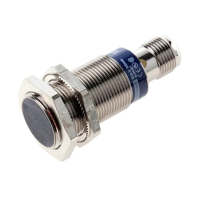 Telemecanique Sensors Threaded Barrel Inductive Proximity Sensor M18 x 1 PNP 36V AC/DC 8 mm Detection Range XS118B3PAM12