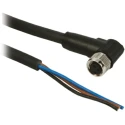 Telemecanique Sensors Female 3 way Right Angle to 3 way Unterminated Sensor Actuator Cable, 5 m XZCP1965L5