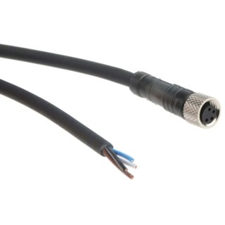Telemecanique Sensors Female 4 Way M8 Connector Sensor Actuator Cable 5 m XZCP0941L5