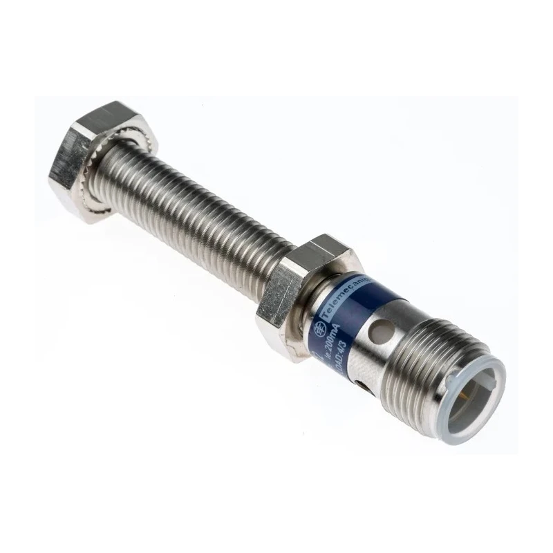 Telemecanique Sensors Threaded Barrel Inductive Proximity Sensor M8 x 1 PNP 48V dc 1.5mm Detection XS508BLPAM12