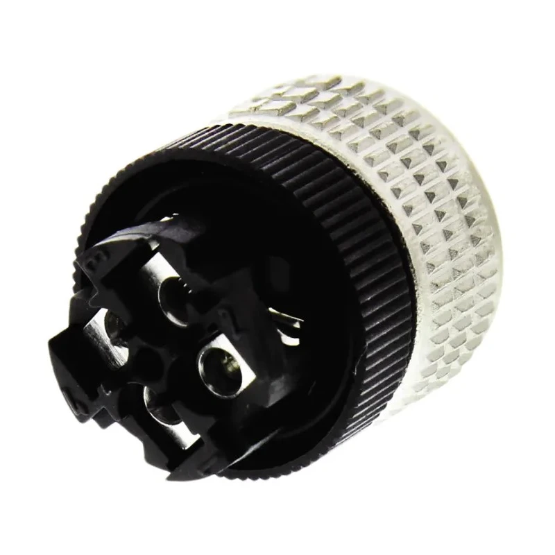 Telemecanique Sensors Circular Connector 4 Contacts Cable M12 Socket Female IP67 Bayonet XZCC12FCM40B