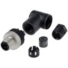 Telemecanique Sensors Circular Connector 4 Contacts Cable M12 Plug Male IP67 150V XZCC12MCM40B
