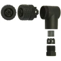 Telemecanique Sensors Circular Connector, 4 Contacts, Cable Mount, M12 Connector, Socket Female, IP67, Plastic XZCC12FCP40B