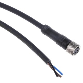 Telemecanique Sensors Female 3 Way Straight to Unterminated 3 Way Free End Sensor Actuator Cable 10m XZCP0566L10