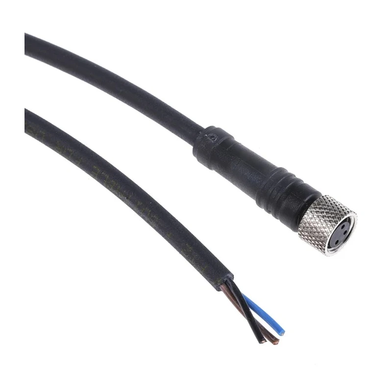 Telemecanique Sensors Female 3 Way Straight to Unterminated 3 Way Free End Sensor Actuator Cable 10m XZCP0566L10