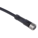 Telemecanique Sensors Female 3 Way Straight to Unterminated 3 Way Free End Sensor Actuator Cable 10m XZCP0566L10