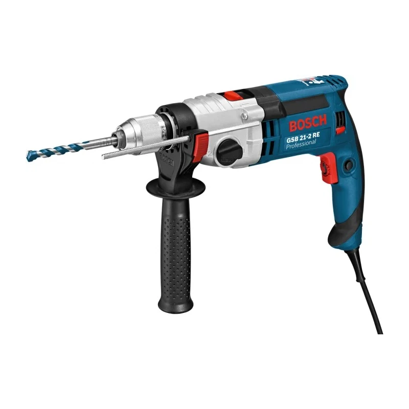 Bosch GSB 21-2 RE 110V Corded Hammer Drill Keyless Chuck 13 mm 1.1 kW Brushed Motor BS4343