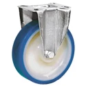 LAG Fixed Castor 200 kg Load Capacity 125 mm Polyurethane Wheel Medium Duty Roller Bearing Hub 36547