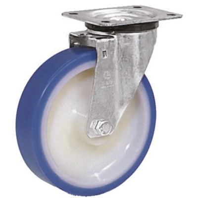 LAG Swivel Castor Wheel 100 mm Diameter Polyurethane, 200 kg Load Capacity 36439