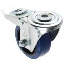 LAG Swivel Castor, 150 kg Load Capacity, 100 mm Rubber Wheel, Polyamide Hub, Swivel Rotation, Model 32503BFRFC