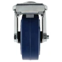 LAG Swivel Castor, 150 kg Load Capacity, 100 mm Rubber Wheel, Polyamide Hub, Swivel Rotation, Model 32503BFRFC