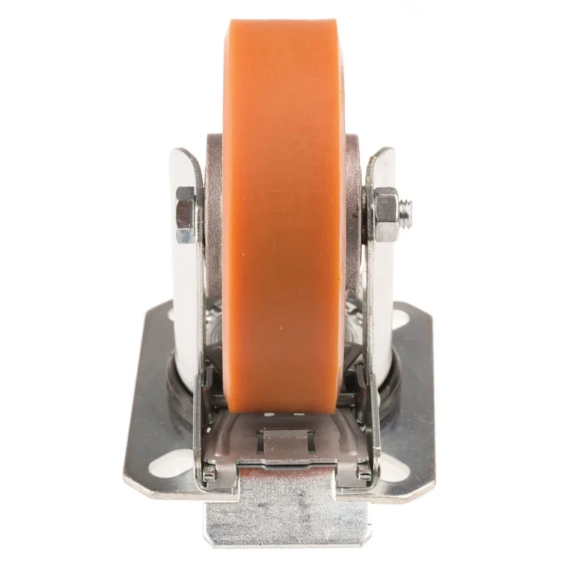 LAG Swivel Castor Wheel 100 mm Diameter, 120 kg Load Capacity, Polyurethane Tyre, Galvanised Steel Frame, Die Cast 26055 FR