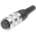 Amphenol Industrial signalmate C091 2 Pole Straight M16 DIN Socket 5A 300V IP40 T3201-001