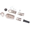Amphenol Industrial C 091 A 6 Pole Right Angle M16 DIN Plug 5A 300V ac IP40 Screw Cable Male T3400-005