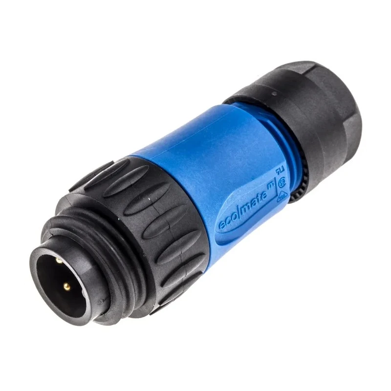 Amphenol Industrial Circular Connector 3 Contacts Cable Standard Plug Male IP67 Ecomate M Series C016-20H003-210-10