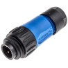 Amphenol Industrial Circular Connector 3 Contacts Cable Standard Plug Male IP67 Ecomate M Series C016-20H003-210-10