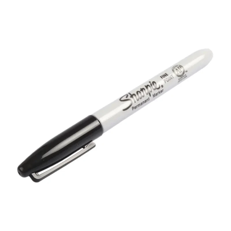 Sharpie Fine Tip Black Permanent Marker Pen, Bullet Tip, Quick-Drying, Water-Resistant, S0810930