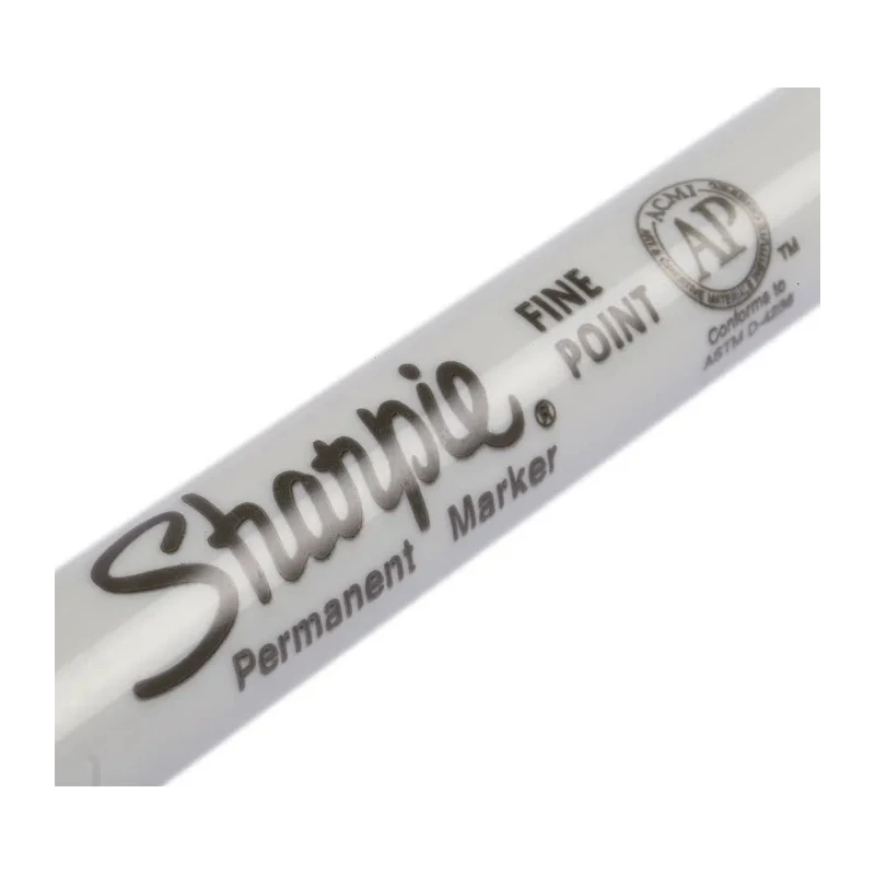 Sharpie Fine Tip Black Permanent Marker Pen, Bullet Tip, Quick-Drying, Water-Resistant, S0810930
