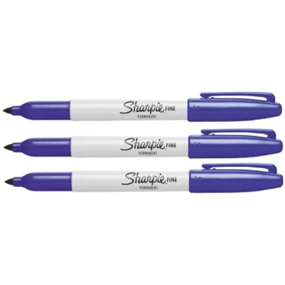 Sharpie Permanent Marker Pen Fine Tip Blue Ink United States S0810950