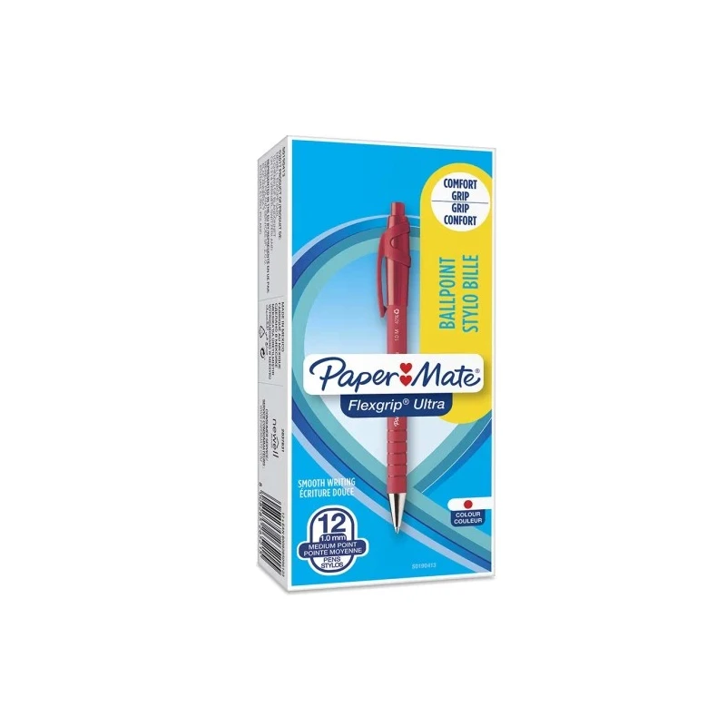 Paper Mate Ink Pen Red, 1 mm Tip Size S0190413