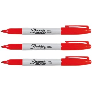 Sharpie Fine Tip Red Permanent Marker Pen S0810940