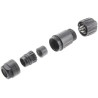 Amphenol Industrial Circular Connector 6 Contacts Cable Socket Female IP67 Ecomate M Series C016-30D006-200-12