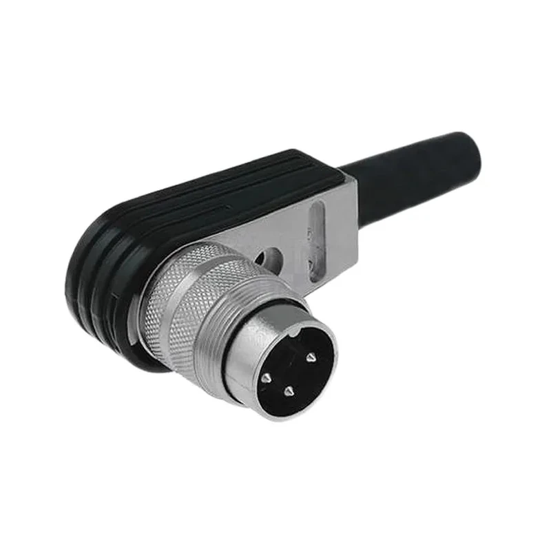 Amphenol Industrial signalmate C091 5 Pole Right Angle M16 DIN Plug 5A 300V IP40 Screw-On Cable T3360-005