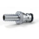 Nito Brass Hose Connector, 1/2 in BSP Male, 25 bar Pressure, Operating Temperature -30°C to 80°C 59600A3