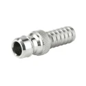 Nito Stainless Steel Hose Connector 1/2 in Male Connection, 25 bar Pressure, Model 54600A3