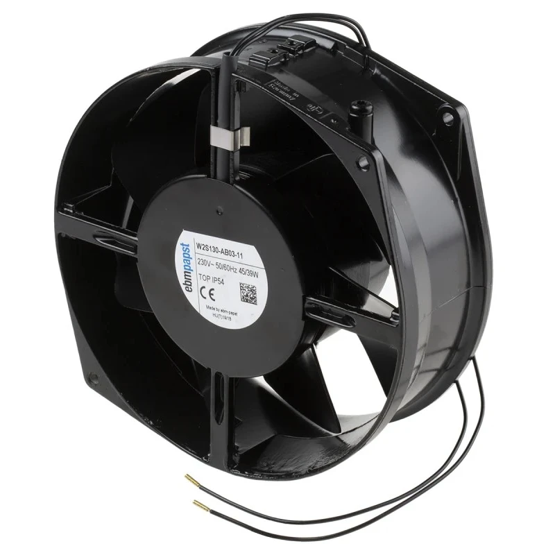 ebm-papst W2S130 Series Axial Fan 230V AC 45W 300mA Max IP54 150mm x 172mm x 55mm 