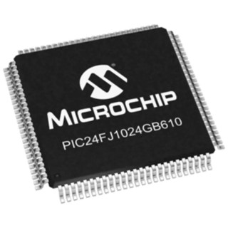 Microchip 16 Bit PIC Microcontroller 32 MHz 1.024MB FLASH 100-Pin TQFP PIC24FJ1024GB610-I/PT