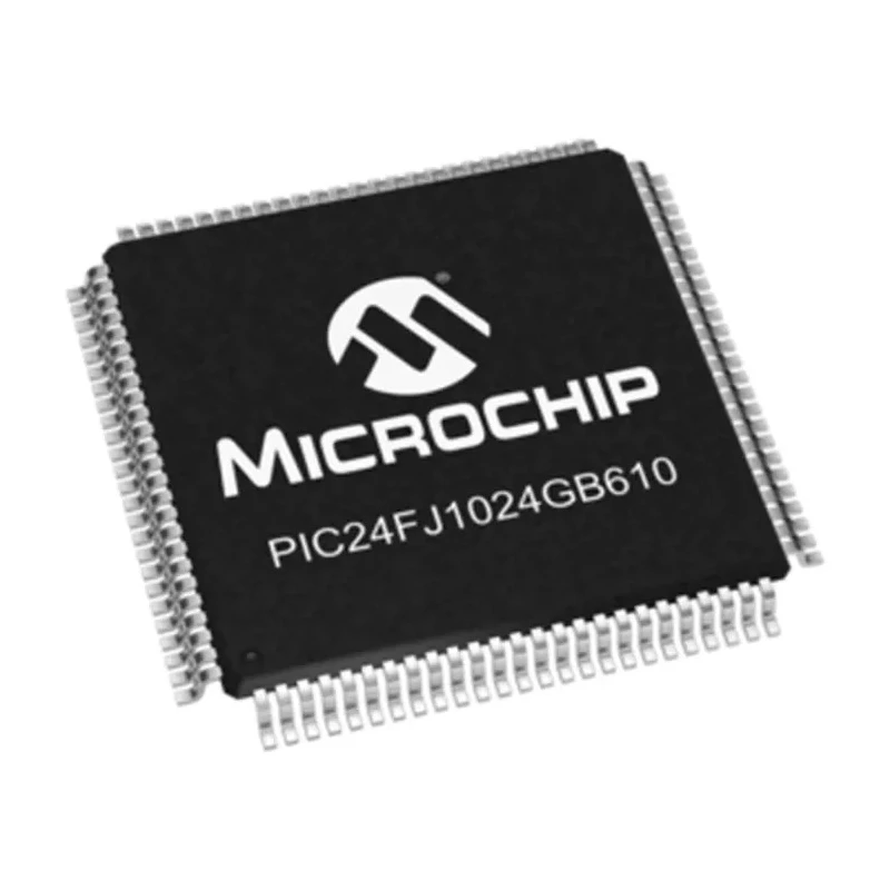 Microchip 16 Bit PIC Microcontroller 32 MHz 1.024MB FLASH 100-Pin TQFP PIC24FJ1024GB610-I/PT