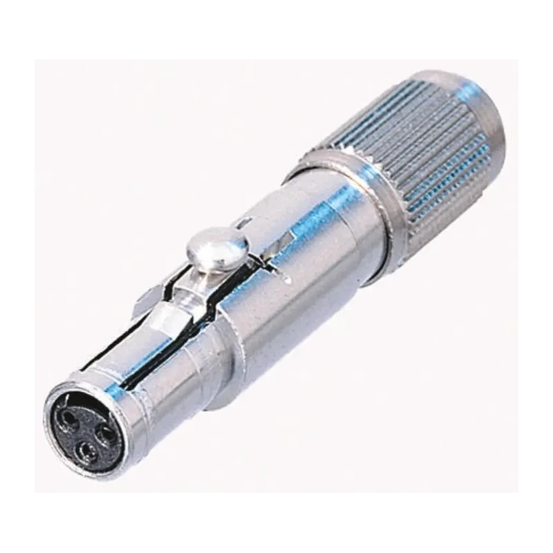 Neutrik Circular Connector 3 Contacts Miniature Cable Socket Female NanoCon Series NSC3F
