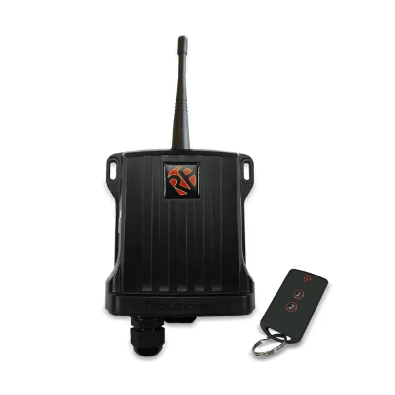 RF Solutions Remote Control System 868 MHz 4 Channels 2 Key Fob Buttons 12 to 32 V ac/dc IP68 HORNETPRO-8S2