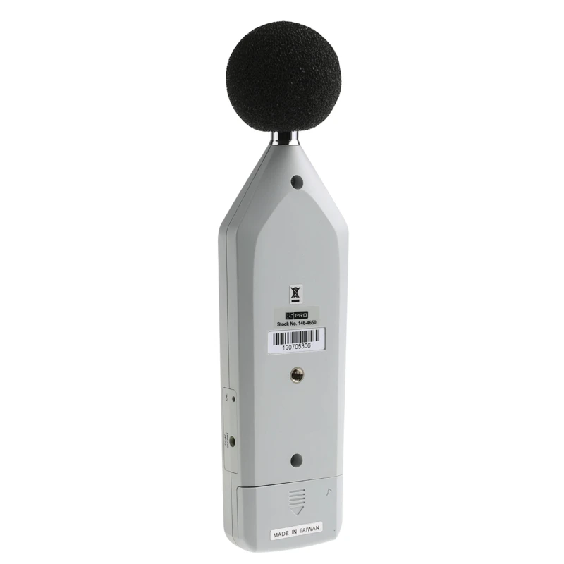 RS PRO Sound Level Meter 30 dB to 130 dB 8 kHz Max Class 2 Accuracy LCD Display 24h Battery Life 146-4650