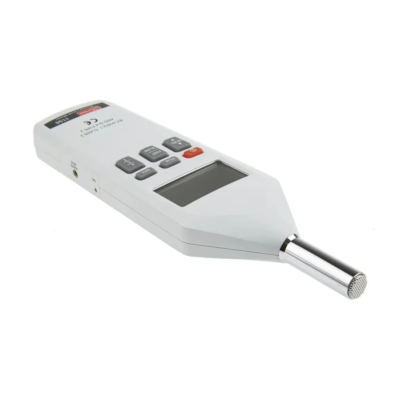 RS PRO Sound Level Meter 30 dB to 130 dB 8 kHz Max Class 2 Accuracy LCD Display 24h Battery Life 146-4650