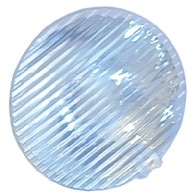 Carclo 1-Way LED Lens 40 x 10° Oval Ripple Beam Polycarbonate 20mm Diameter 10198