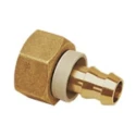 Legris Brass Pneumatic Quick Connect Coupling, Female, Male, 16mm, Zinc Plated, Nickel Finish 0132 10 60